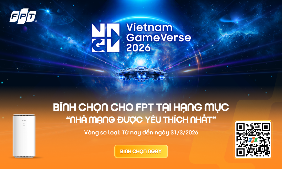 FPT tiếp tục được đề cử “Nhà mạng được yêu thích nhất” tại Vietnam Game Awards 2026